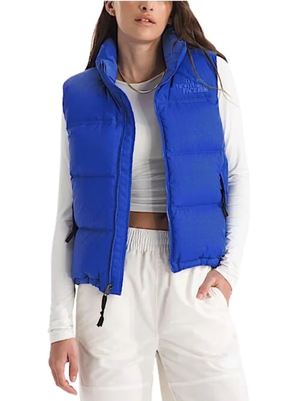 NWT The North Face TNF Blue Retro 1996 Nuptse DTM Vest- Women's Size Medium